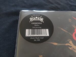 Gehenna — Malice (Our Third Spell) [2xLP]