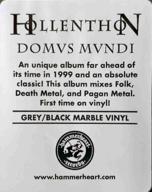 Hollenthon — Domus Mundi [LP, grey/black]